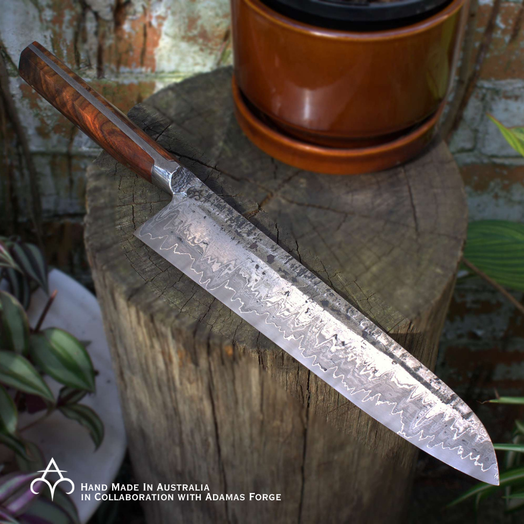 San Mai Chef Knife - Hand Forged in Australia