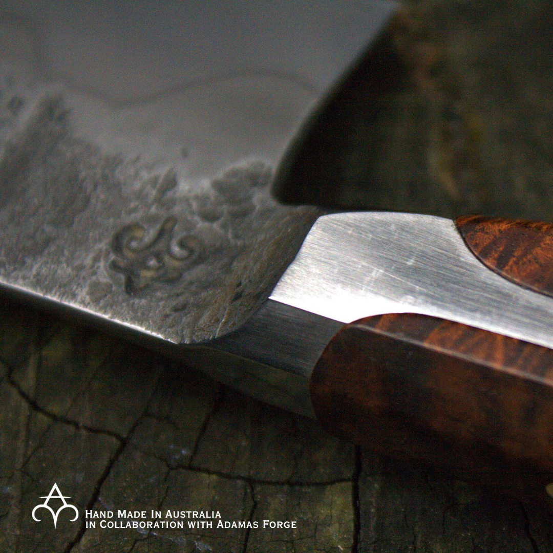 Integral Horizontal Tang Honyaki Knife - Hand Forged in Australia