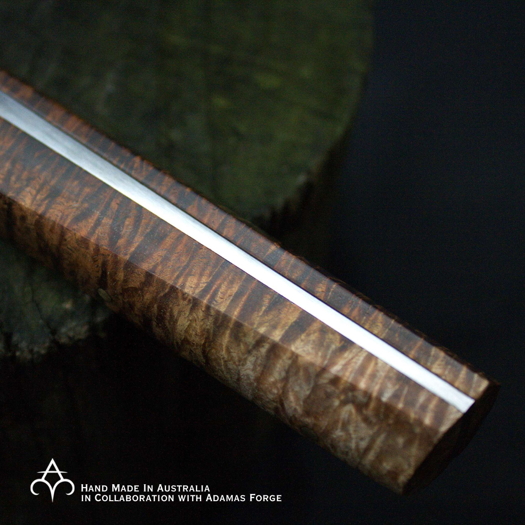 Integral Horizontal Tang Honyaki Knife - Hand Forged in Australia