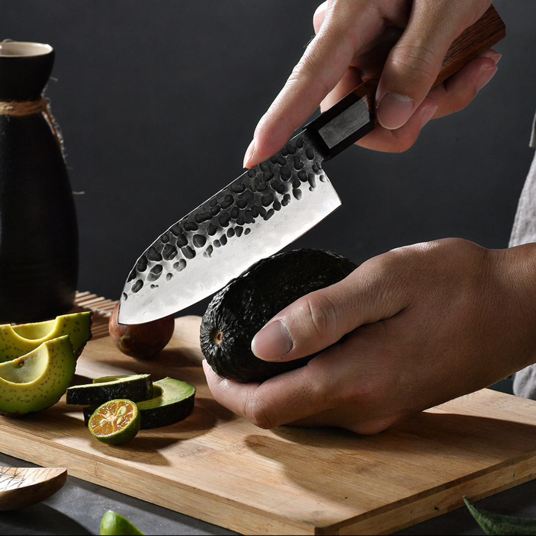 5-inch Japanese Santoku Knife Charcoal Series