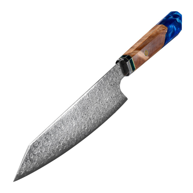 8 Inch Japanese Kiritsuke Knife Blue K Series
